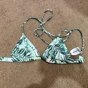 RIPCURL palm bikini top with detailing